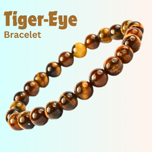 Load image into Gallery viewer, Job &amp; Career Growth Combo Combo of 3 Natural Crystal Bracelets For Gifting - Pack of 3 - Tiger Eye+ Citrine + Silver Hematite
