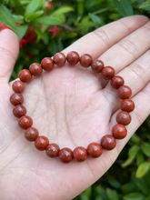 Load image into Gallery viewer, Reiki Crystal Product: Red Jasper Stone Bead Bracelet | Awesome Jewelry Gift for both Men&amp; Women
