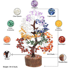 Load image into Gallery viewer, 7 Chakras Gemstone Crystal Tree - 150 Beads Feng Shui  for Wealth, Growth, Peace and Health - Dealswap
