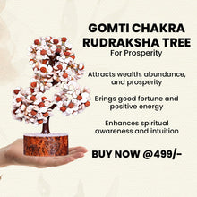 Load image into Gallery viewer, Wealth, Abundance &amp; Prosperity: Natural &amp; Original Gomti Chakra Crystal Tree | Showpiece for Home, Office, Table
