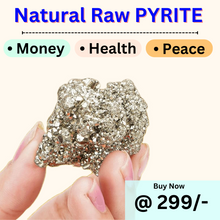 Load image into Gallery viewer, AGATE Original Pyrite Stone for Wealth and Business Luck/Vastu/Working Table Decor with Increased Will power and Manifestation
