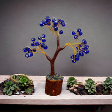 Load image into Gallery viewer, Blue Evil Eye Tree for Protection, Good Luck &amp; Stability| Showpiece for Home, Table, Office
