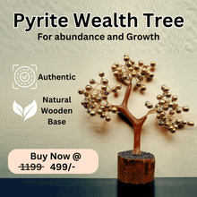 Load image into Gallery viewer, Golden Pyrite Crystal Tree for Success Abundance Luck &amp; Prosperity- Decorative Showpiece
