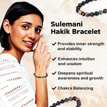 Load image into Gallery viewer, Certified Original Sulemani Hakik Genuine Stone Bracelet Perfect for Men, Women &amp; Kids
