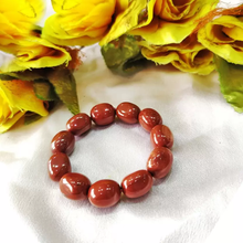 Load image into Gallery viewer, Reiki Crystal Product: Red Jasper Stone Bead Bracelet | Awesome Jewelry Gift for both Men&amp; Women
