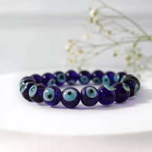 Load image into Gallery viewer, Spiritual Blue Evil Eye Bracelet | For Protection (Nazar Battu) &amp; Blessings | Gift for both Men &amp; Women
