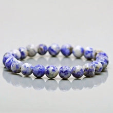 Load image into Gallery viewer, Natural Sodalite Round Beads Stretch Bracelets, Charged by Reiki Grand Master &amp; Vastu Expert for Unisex
