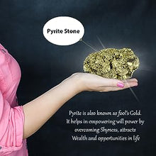 Load image into Gallery viewer, AGATE Products Pyrite Stone Original Stone for Wealth and Bussiness Luck/Vastu/Working Table Decore with Increased Will power and Manifestation
