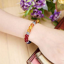 Load image into Gallery viewer, Certified 7 Chakra Reiki Feng Shui Bracelet with Semi Precious Gemstone Beads Crystals for Health, Wealth And Peace
