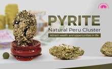 Load image into Gallery viewer, AGATE Products Pyrite Stone Original Stone for Wealth and Bussiness Luck/Vastu/Working Table Decore with Increased Will power and Manifestation
